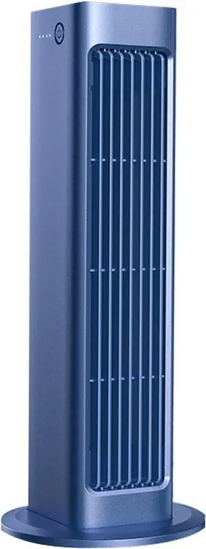 Portable Fan,Small USB Desk Personal Fan,Desktop Fan,Tower Fan,Portable Floor Bladeless Fan for Office, Dormitory, Bedroom, Living Room, Camping,car (Color : Blue)