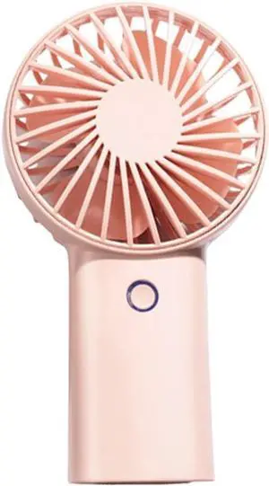 Small Super Quiet Cooling Fan,Handheld/Desk Fan,USB & 3 Speed Small Fan,Portable Mini Fan for Bedroom/School/Outdoor Strong Airflow (Color : Pink, Size : 4000mAh)