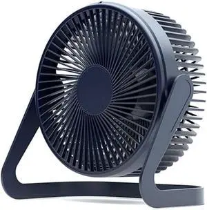 Small Desk Fan, USB Powered Portable Fan Mini Fan Personal Fan, for Home Office Desktop (Color : Black)