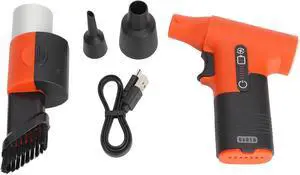 Mini Turbo Fan Air Blower 120000RPM Compact and Portable Electric Turbine Fan Adjustable Speed Multi Function for Cleaning Computers Laptops Cameras (NSXAYIWEqDd-12)