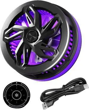 Magnetic Cell Phone Cooler, Magnetic Cooling Fan for Phone | Mobile Phone Cooling Fan - Smartphone Semiconductor Radiator, Low Noise Phone Cooler for Tablet, Mobile Games
