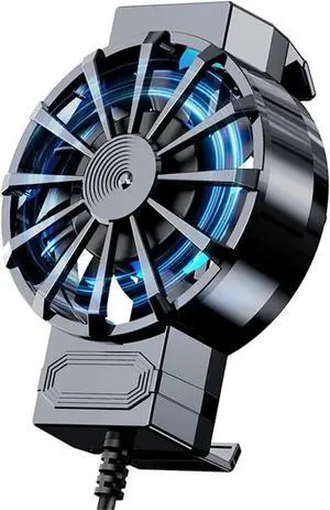 Universal Mobile Phone Cooler Cellphone Portable Cooling Fan Radiator for Game Cool Heat Sink Compatible
