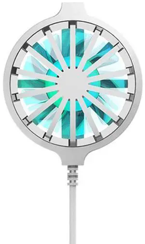 Portable Fan Cooling Mobile Phone Cooler RGB Light Adjustable Wind Speed Gamepad Radiator Holder
