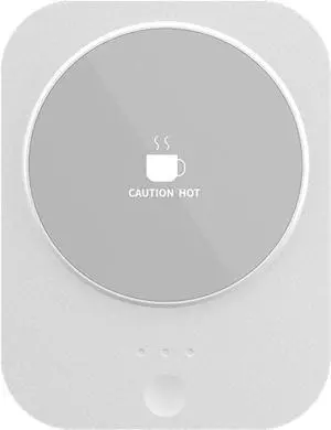 Coffee Mug Warmer, USB Coffee Mug Warmer with Auto Shut Off & 3-Temp Settings Mug Warmer for Desk, Coffee Cup Warmer for Coffee, Beverage, Candle, Milk, Tea (White)