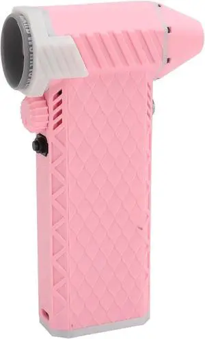 Powerful Air Blower, Violent Fan Low Heat Generation Mini Portable for Outdoor Car Computer Keyboard (Pink)