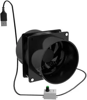 Ventilation Fan, USB Adjustable Speed Solder Smoke Absorber ESD Fume Extractor Fan Pipe Duct Exhuast With 1M Tub Ventilation,Bathroom fan