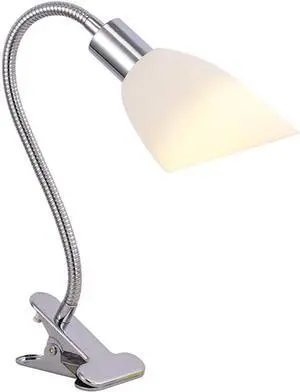 LED Desk Lamp Plug-in Reading Light Writing Lamp for Students and Children Portable Table Lamp with Clip-on Lamp, Three-Stage Dimming Table Lamp Reading Lamp
