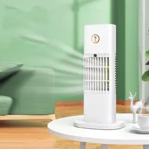 EKSMA Air Coo-ler Fans Portable, Mini Conditio-ning F-an USB Spray Type Water Coo-ling Desktop Cool-er for Home Office Bedroom