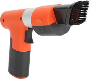 Asixxsix Mini Turbo Fan, Cordless Portable Electric Blower, 120000rpm Rechargeable Handheld Fan with 3 Speed, USB C Fast Charging, for Electronics Cleaning, Computers, Outdoors (Orange)