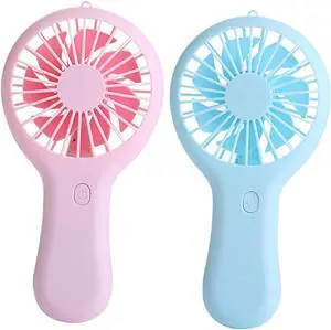 Zerodeko Sets Handheld Fan Bulk Mini Portable Fan Rechargeable Electric Speeds for Travel Desk and Daily Use Pcs