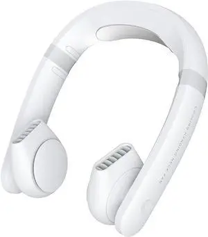 Rapid Cooling Neck Fan Neck Fan Neck Cooler Portable Fan Semiconductor Cooling Fan Rechargeable Portable Small Fan, Suitable for Outdoor Sports, Home, Office, Travel