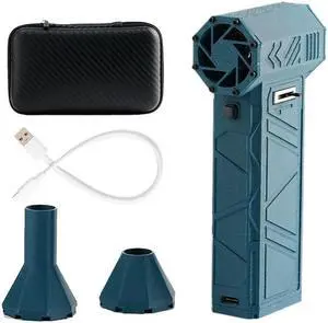 Mini Jet Fan, Jet Dry Blower, 130000 RPM Turbo Powered Mini Portable Blower, Wind Speed 52m/s, for PC Keyboard Electronics Cleaning, Car Dust Cleaning, BBQ Camping