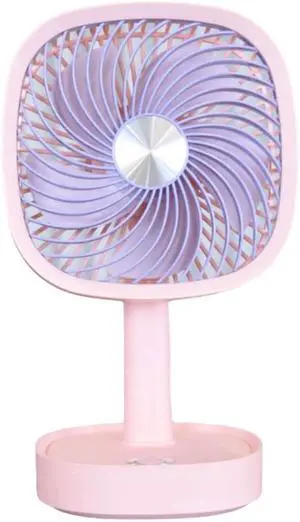 Plastic Desktop Fan Multifunctional Desktop Fan Rechargeable Desktop Fan Three-Speed Desktop Fan Silent Desktop Fan