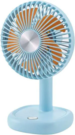 Plastic Desktop Fan Multifunctional Desktop Fan Rechargeable Desktop Fan Three-Speed Desktop Fan Desktop Fan with Lamp