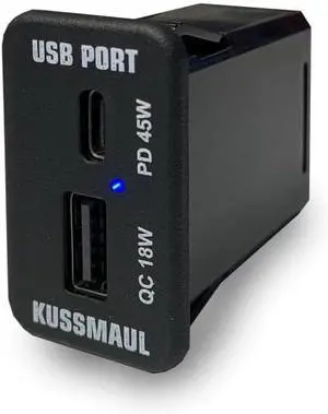 Vehicle DualPort USB-C Kussmaul
