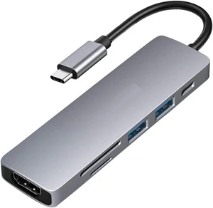 7-in-1 USB C to 4K HDMI Adapter PD Port HDTV Adapter Compatible with iPad Pro 12.9" (3rd/4th/5th/6th Gen), Charger Port MicroSD Slot TV Video Hub Type-C Projector Converter 7-in-1 USB C to 4K HDMI Adapter PD Port HDTV Adapter Compatible with iPad Pro 12.9" (3rd/4th/5th/6th Gen), Charger Port MicroSD Slot TV Video Hub Type-C Projector Converter