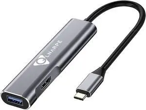 5 in 1 USB hubs USB C HUB with USB 3.0, HDMI, SD/Micro SD Cards Reader USB Type C PD Charging Adapter