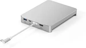 USB C Hub for iMac 24 inch 2021/2023/2024, 8 in 1 iMac USB Hub with M.2 SSD Expansion (SSD Not Included)USB A/C 3.2 10Gbps, SD/TF, HDMI iMacM1 M3 M4 Dock Accessories