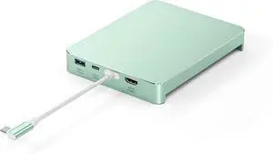 USB C Hub for iMac 24 inch 2021/2023/2024, 8 in 1 iMac USB Hub with M.2 SSD Expansion (SSD Not Included)with USB A/C 3.2 10Gbps, SD/TF, HDMI iMacM1 M3 M4 Dock