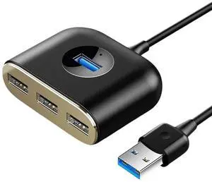 USB HUB USB3.0 to USB3.0 * 1+USB2.0 * 3 Compatible with MaicB00k Pro Air 2020 USB 2.0 HUB LED USB Splitter Compatible WitHiPC Computer Accessories