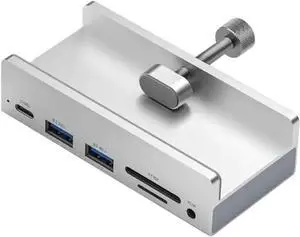 E1Pf Easy to Use Type C Dock USB Hub with 5Gbps Fast Card Reading USB C Povver Suppli