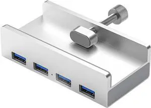 Aluminum Type C 4 Port USB 3.0 Hub Phone Holder Sd Tf USB Memory Card Reader Dc Power Adaptier Splitter Multiple Extend Dock