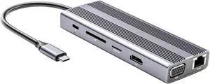 Portable Type USB Splitter with Ports Compatible with Laptops Lightweight Compact Design for Easy