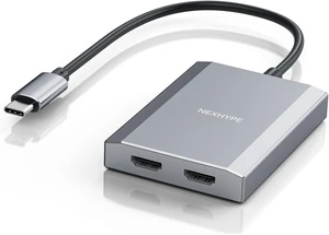 USB C to Dual HDMI Adapter, 4K@30Hz Supports Dual Monitor Expansion for Apple Mac M1/M2/M3, USB3.0 Hub Multiple Displays, Driver Required USB C to Dual HDMI Adapter, 4K@30Hz Supports Dual Monitor Expansion for Apple Mac M1/M2/M3, USB3.0 Hub Multiple Displays, Driver Required
