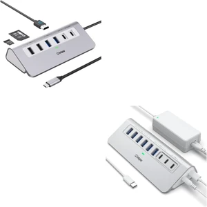 USB C Hub, 9-in-1 USB C Hub Multiport Adapter with 4K HDMI, PD 100W, 9-Port USB 3.2/USB C Hub with 10Gbps 65W Power Adapter and 3.3FT Cable, Aluminum USB Hub for Laptop, iPhone 16/15, PC USB C Hub, 9-in-1 USB C Hub Multiport Adapter with 4K HDMI, PD 100W, 9-Port USB 3.2/USB C Hub with 10Gbps 65W Power Adapter and 3.3FT Cable, Aluminum USB Hub for Laptop, iPhone 16/15, PC