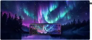 Cherry K5V2 Compact Keyboard and GP6 Gaming Pad Bundle | Mechanical Keyboard in 65% Format | Hot Swappable MX Northern Lights Silent Smooth Switch