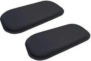 ULTRAGEL Anywhere, Anytime Arm/Wrist Rest Personal Comfort Gel Pads-SG (Soft Gel) (4.5x8.5-Pair, Black/Non-Slip)