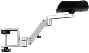 Ergonomic Aluminum Computer Arm Support Adjustable Height and Wrist Pad for Home Office Use