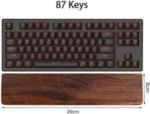 Wrist Rest Keyboard Palm Rest Wooden Keyboard Palm Rest, Computer Desktop Wrist Rest Mouse Rest Wrist Pad Wrist Pad(Small)