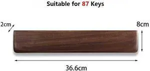 Wrist Rest Elegant Keyboard Wrist Rest Solid Wood Wrist Comfort for Office, Laptop, Computer and Gaming, Comfortable Typing Wrist Pad(B,36.6x8cm)