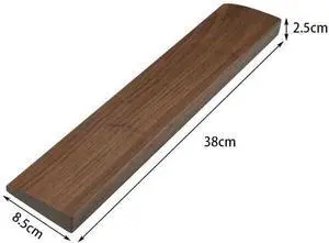 Wrist Rest Keyboard Walnut Palm Rest, Wooden Keyboard Wrist Rest Palm Rest Comfortable for Office and Gaming, Suitable for Home and Office Wrist Pad