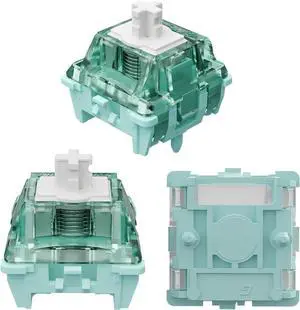 Gateron Magnetic Jade Pro Keyboard Switches, Linear Factory Pre-lubed Freely Setting Pre-Travel 20mm Longer Spring Key Switches Only for Magnetic Gaming Keyboard(90PCS)