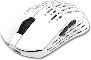 Sleeper, Wireless Gaming Mouse,19000 DPI, 53g Lightweight, 6 Programmable Buttons, Long Battery Life, PAW3370 Sensor, for Esports/FPS Gaming/Laptop/PC/Mac/Windows, White
