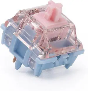 Gateron Melodic Clicky Keyboard Switch,5-Pin 60gf Clicky/Speed Typing/Gaming/Pre-Lubed(90Pcs,Gateron Melodic Switches)