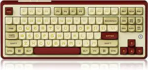 DAIDAI×AJAZZ AK870 TKL 87-Key Gasket Structure Full-Key Hot-Swappable Mechanical Keyboard Type-C/2.4G/BT 5.1, 4000mAh Battery, MOA Keycap South-Facing RGB, for Windows/MAC.