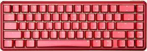 CD67 RGB Portable 60% Gaming Keyboard with Full Metal Enclosure, hot-swappable red switches with Customizable backlighting, Wired Mechanical Keyboard for Windows PC Gamers