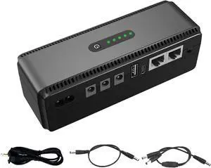 Backup Battery Supply for Router - 10400 Mah WiFi Camera Battery Supply - Backup Battery Supply, UPS Battery Backup, Compact Uninterruptible Battery Supply for Attendance Machine