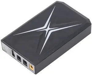 10400mAh Mini UPS Battery Backup, Uninterruptible Power Supply with 2 Inputs, Supports 9V 12V DC Inputs, Multiple Intelligent Protections for Security Camera, Router, and