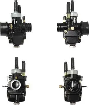 Carburador De Carro De Corrida 17mm 19mm 21mm Carburador Para Jog50 Jog90 Bws100 Rg50 DIO50-9 (Color : Black-19mm)