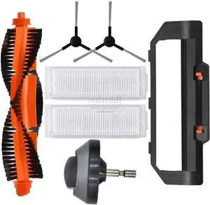 BIZOCA Repuestos para Robot Aspirador Mi Pro STYTJ02YM, Repuestos para Aspiradora LDS, Cepillo De Repuesto, Filtro De Trapo (Color : TM)