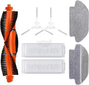 BIZOCA Repuestos para Robot Aspirador Mi Pro STYTJ02YM, Repuestos para Aspiradora LDS, Cepillo De Repuesto, Filtro De Trapo (Color : JS)