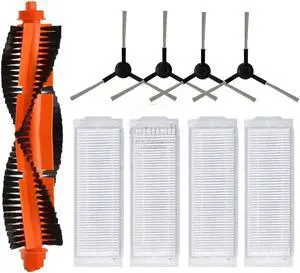 BIZOCA Repuestos para Robot Aspirador Mi Pro STYTJ02YM, Repuestos para Aspiradora LDS, Cepillo De Repuesto, Filtro De Trapo (Color : MT)