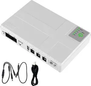 KUFptva 8800mah USB 5V 9V 12V 1A Uninterruptible Power Supply UPS Battery Backup for WiFi Router Camera Speaker Battery Power Supply