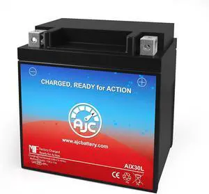 AJC Battery Compatible with Power Source WPX30CL-BS Powersports Battery
