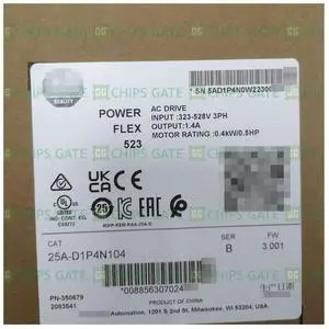 2022 New Sealed 25A-D1P4N104 AC Drive 0.4kW 0.5Hp Late Date 1Yr Wt