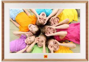 KODAK RCF-1018 BURLYWOOD 10-Inch Wi-Fi Enabled Digital Photo Frame